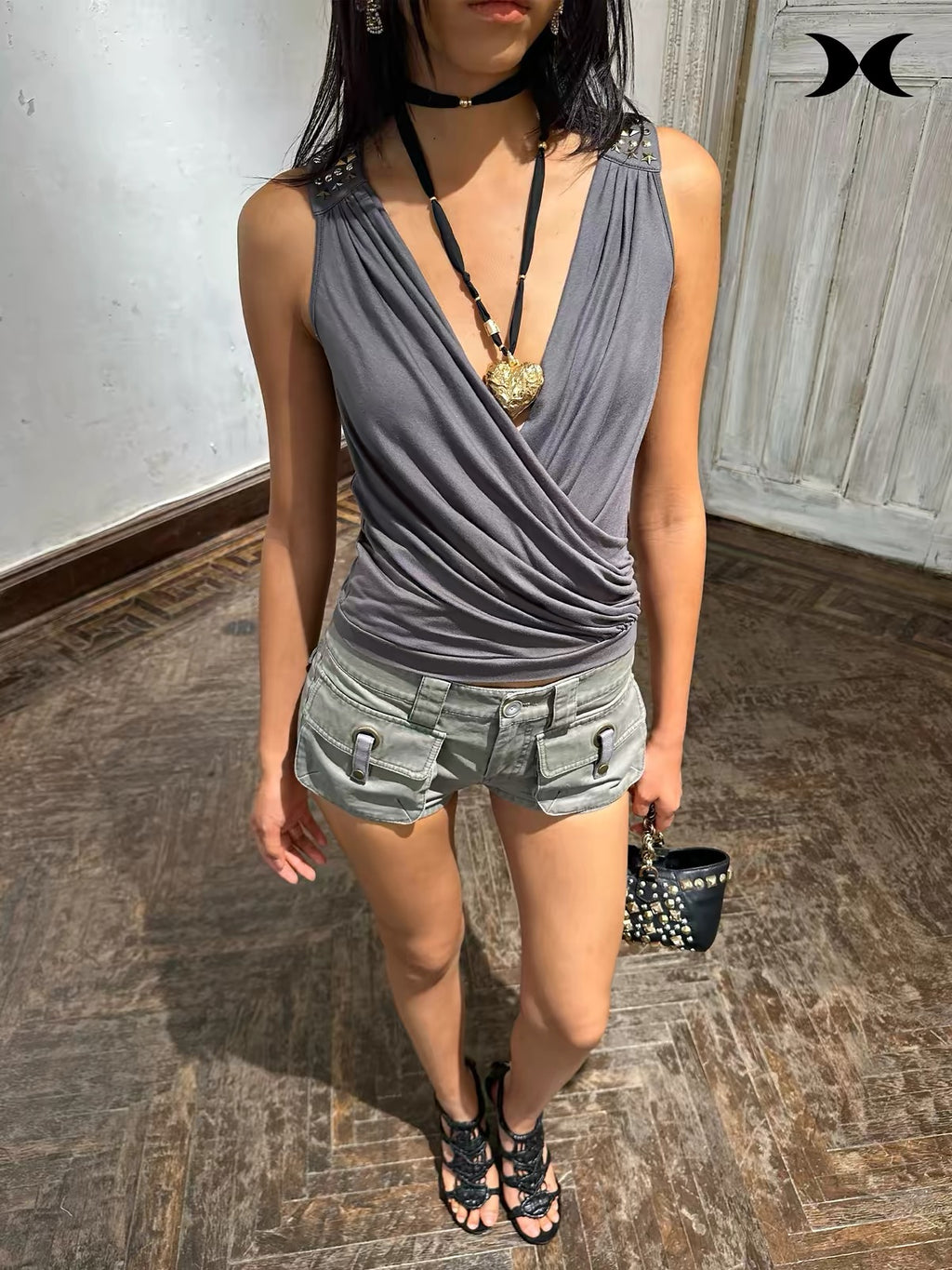 Riley Studded Reversible Top | lolsobnyc