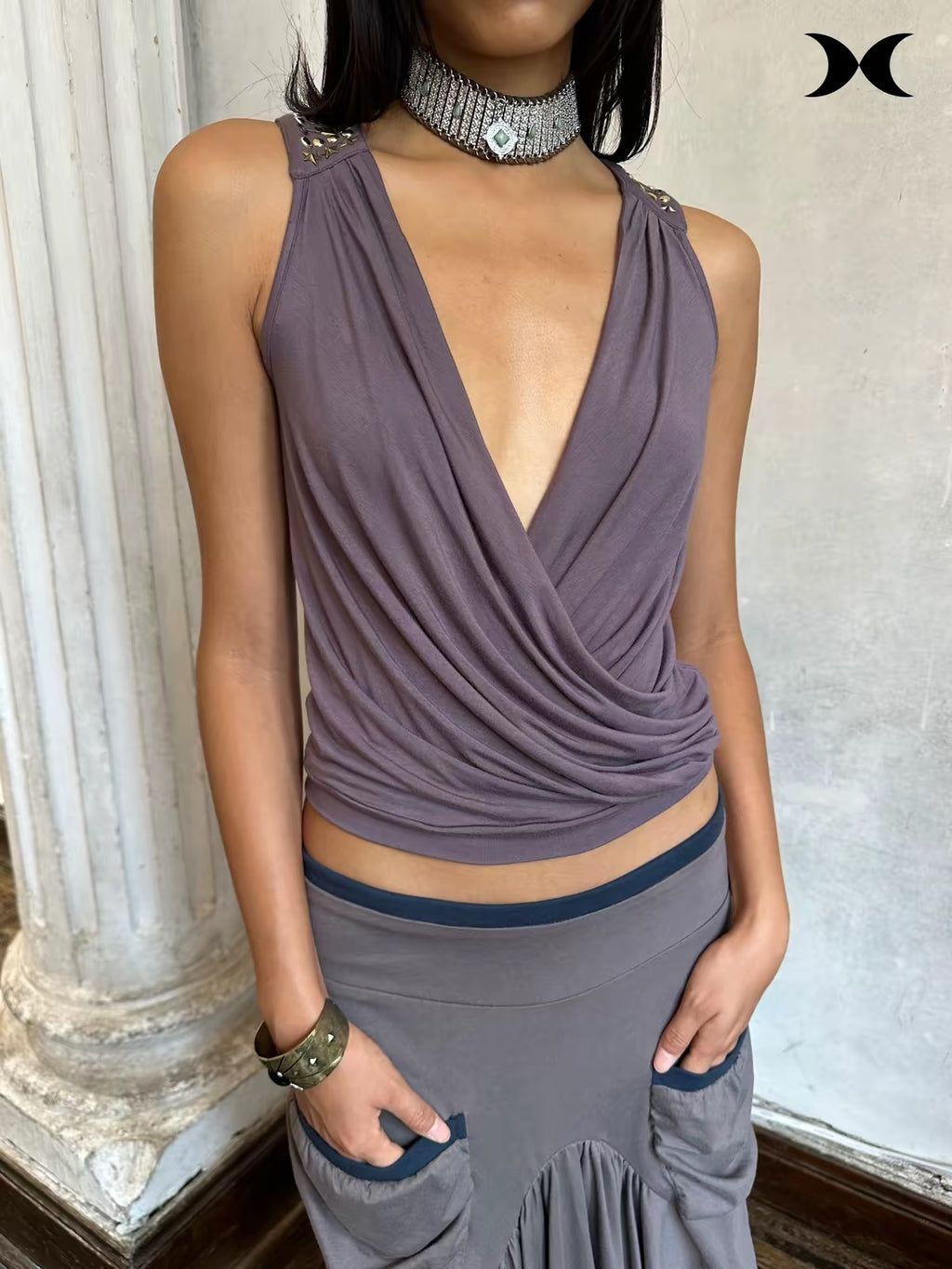 Riley Studded Reversible Top | lolsobnyc