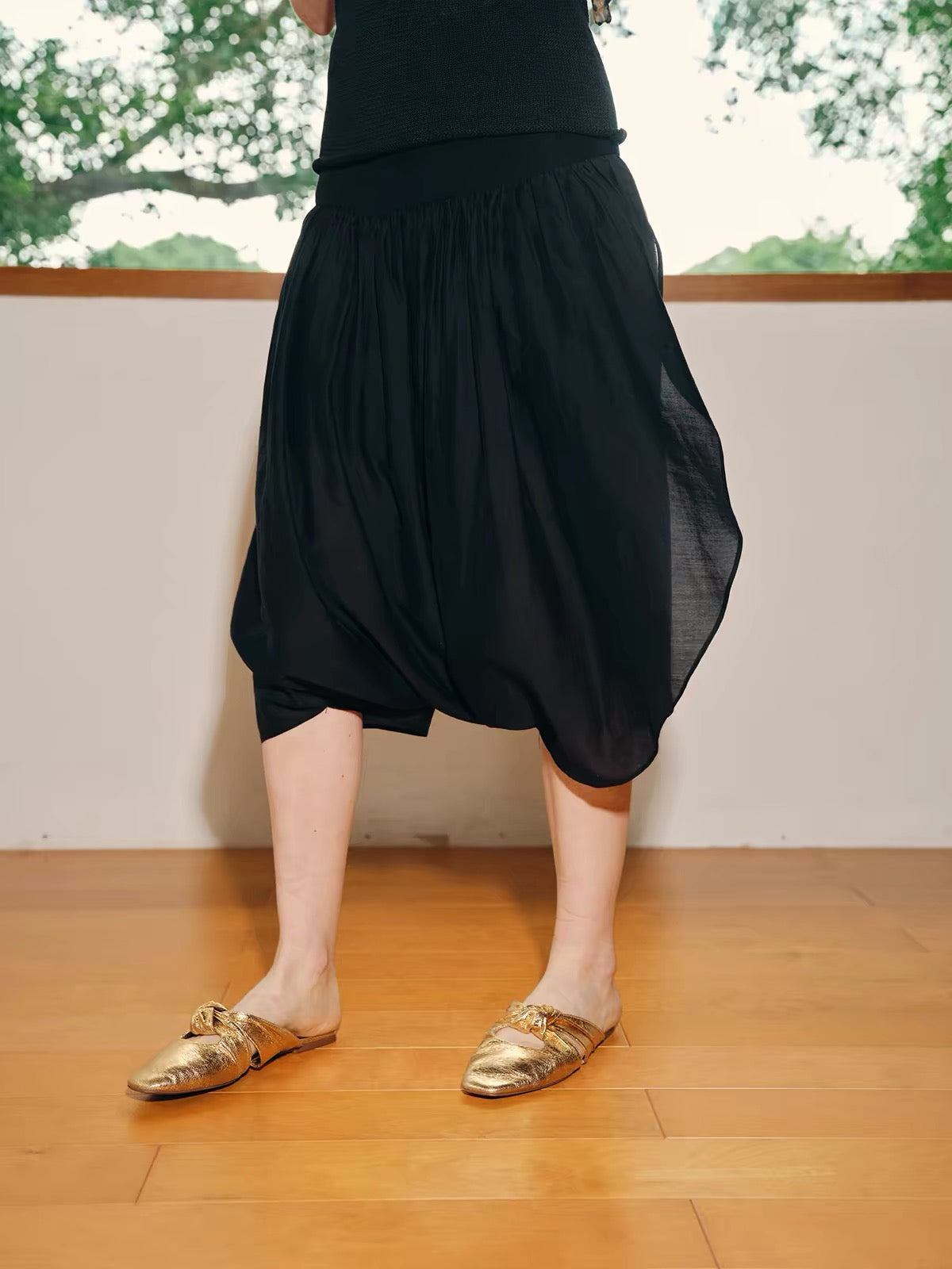 Lily Draped Ballon Harem Pants | lolsobnyc