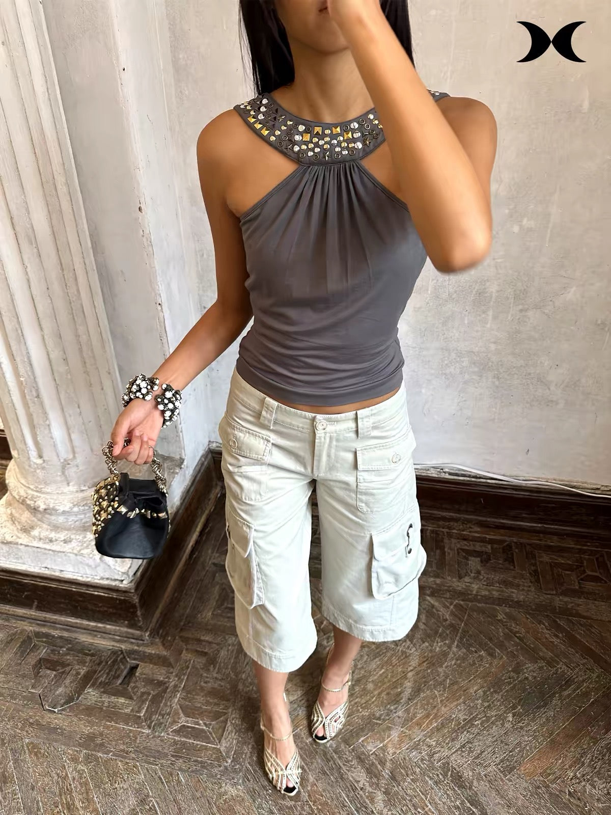 Riley Studded Reversible Top | lolsobnyc